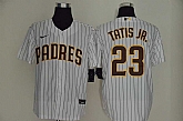 Padres 23 Fernando Tatis Jr. White Nike Cool Base Sleeveless Jersey,baseball caps,new era cap wholesale,wholesale hats